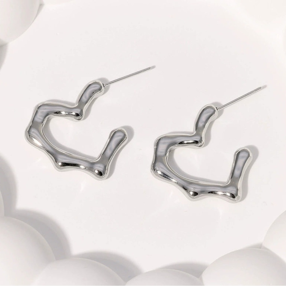 Titanium, steel stud, earrings, geometric patterns, electricplated